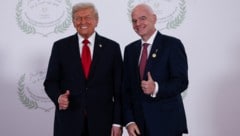 Gute Freunde: Gianni Infantino und Donald Trump.