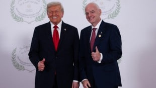 Gute Freunde: Gianni Infantino und Donald Trump.