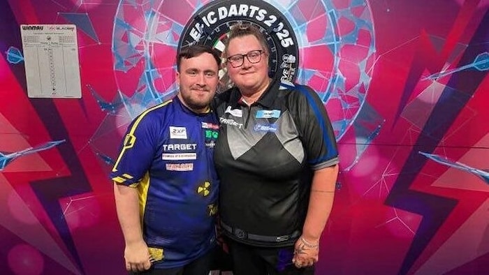 Beau Greaves (re.) und Luke Littler