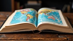 Die klassische Weltkarte im Atlas wird als ungenau kritisiert – und zwar mit politischer ...