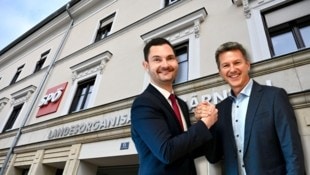 Daniel Fellner (rechts) holte Peter Reichmann (links) ins Regierungsteam.