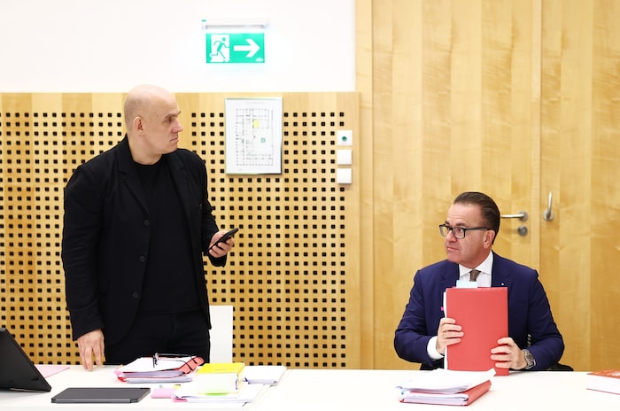 Die Anwälte Bernhard Lehofer und Michael Kropiunig