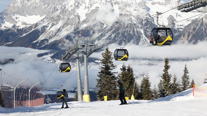 The accident occurred away from the secured slopes.