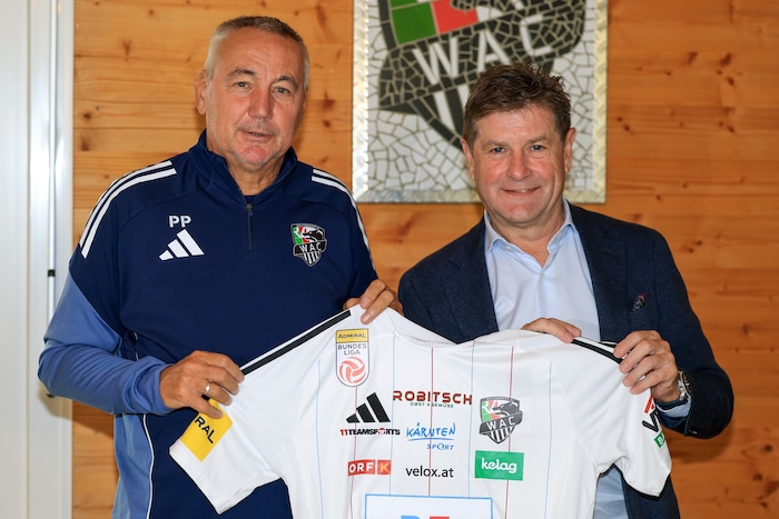 Peter Pacult (li.) und Dietmar Riegler