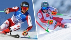 Fabio Gstrein (li.) und Noel Zwischenbrugger matchen sich um das letzte freie ÖSV-Ticket für den ...