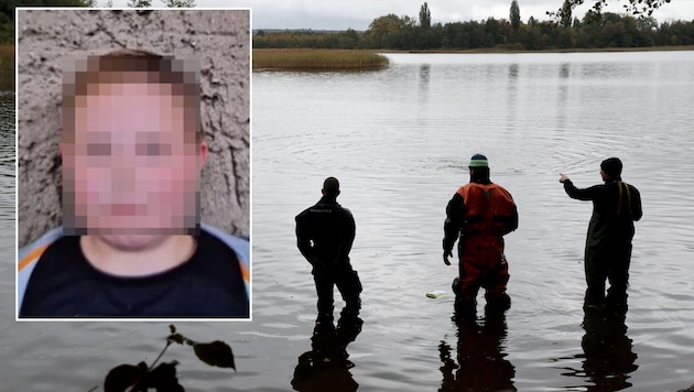 Bei der Suche nach dem vermissten achtjährigen Fabian wurde der Uferbereich am Inselsee mit ...