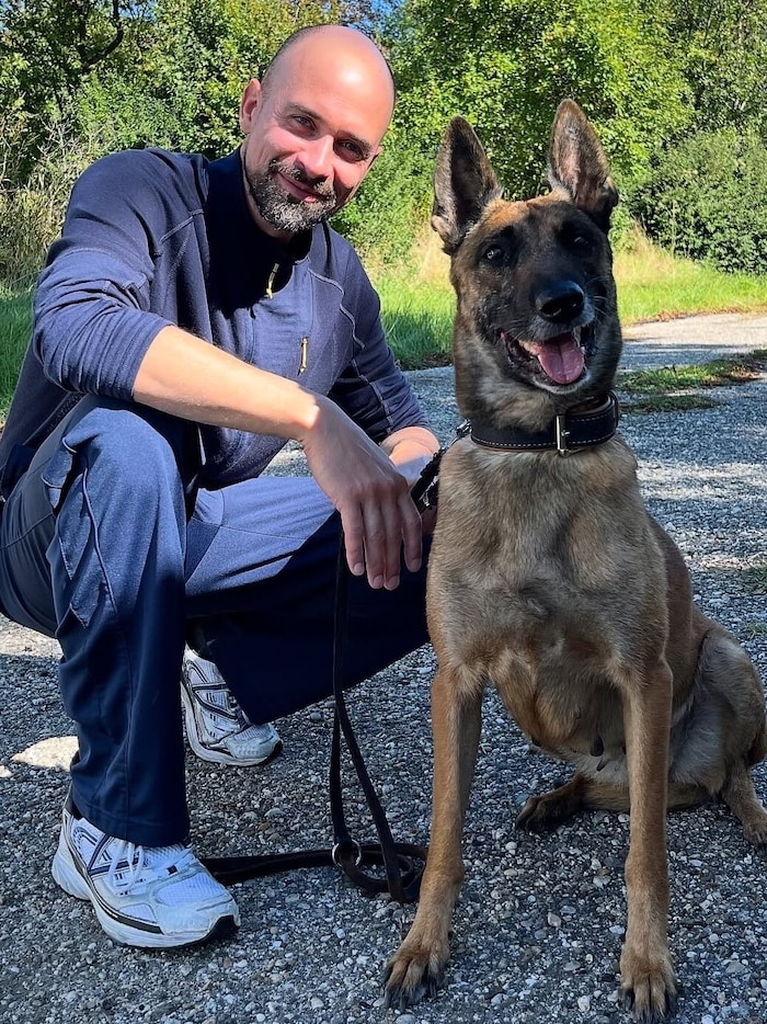 Roman Blumenschein beim Tatort-Dreh.