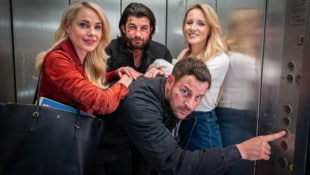 „Neo Nuggets“-Team: Schneider, Jaus, Pizzera und Naschenweng (v. li.).