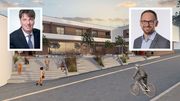 7,1 Millionen Euro kostet der Bau des neuen Gemeindezentrums der Gemeinde. „Geld, das sich die ...