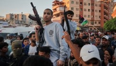 Kurz nach ihrer Rückkehr in den Gazastreifen hatten die ersten palästinensischen Häftlinge ...