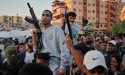 Kurz nach ihrer Rückkehr in den Gazastreifen hatten die ersten palästinensischen Häftlinge ...