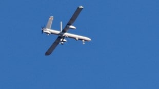 Eine israelische Drohne über dem Gazastreifen