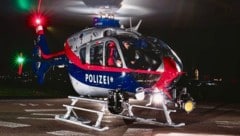 Mithilfe des Helikopters der Polizei konnte der gesuchte Täter rasch aufgespürt werden. Der ...