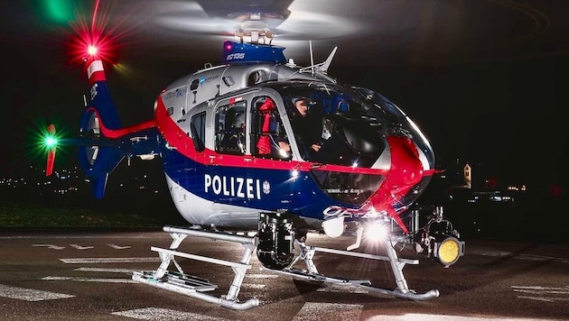 Mithilfe des Helikopters der Polizei konnte der gesuchte Täter rasch aufgespürt werden. Der ...