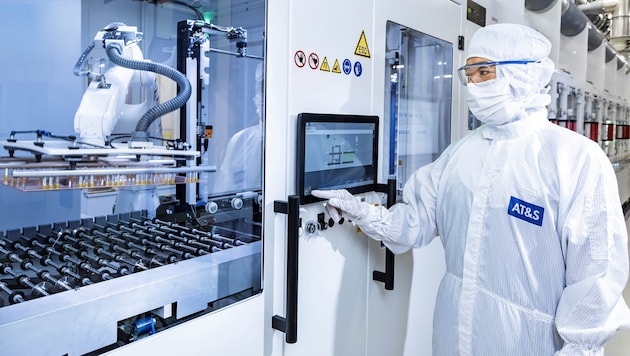 IC-Substrate werden in speziellen Reinräumen produziert.