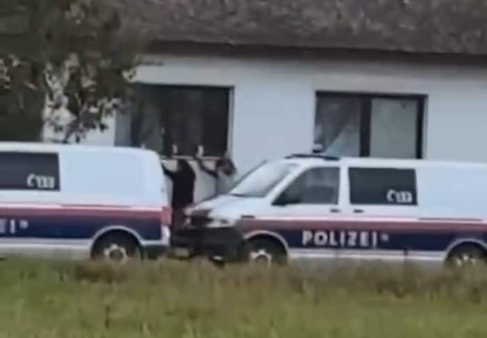 Dieses Bild zeigt den Einsatz in Vorchdorf.