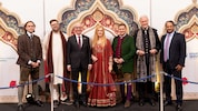 Feierten eine vielversprechende Ehe: Maximilian Richter (Wissenschaftsministerium), Clemens ...