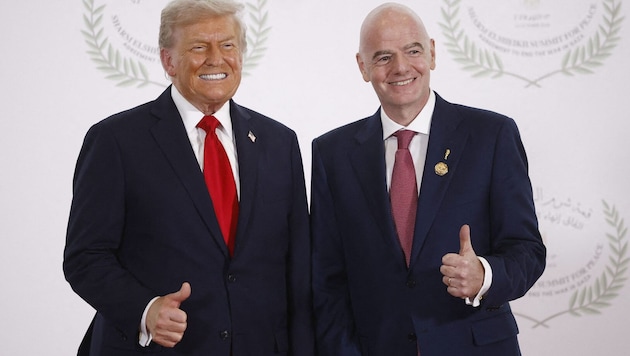 US-Präsident Donald Trump und FIFA-Präsident Gianni Infantino