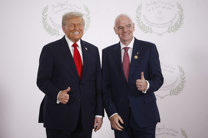 Trump und Infantino verstehen sich blendend.