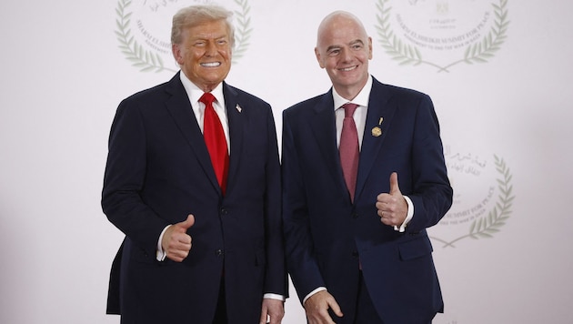 US-Präsident Donald Trump und FIFA-Präsident Gianni Infantino