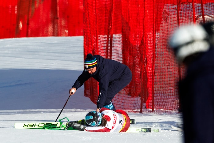 Ricarda Haaser verletzte sich beim WM-Super-G schwer.