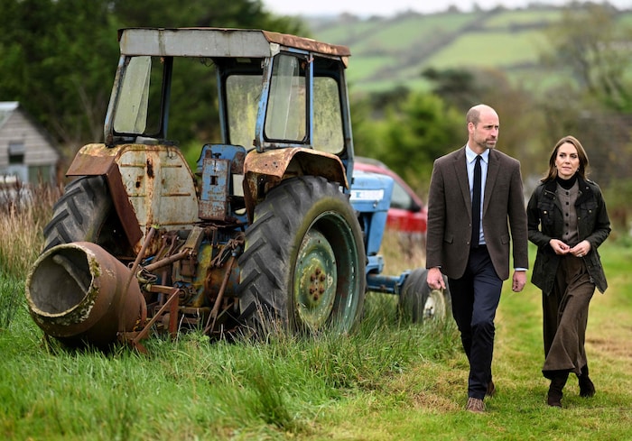 Prinz William und Prinzessin Kate auf der Mallon Farm