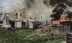 Seit Monaten rückt die russische Armee auf Kupjansk vor und nimmt die Stadt und umliegende ...