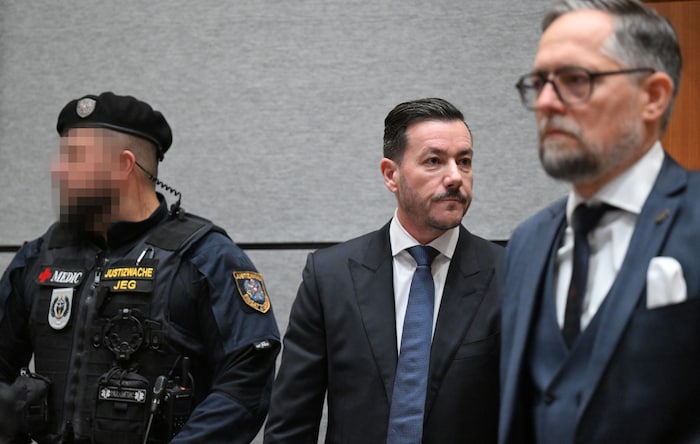 René Benko am Mittwoch vor Gericht.