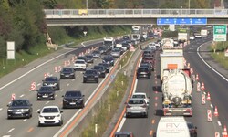 Und ewig grüßt das Murmeltier: Stau vor dem Pfändertunnel.