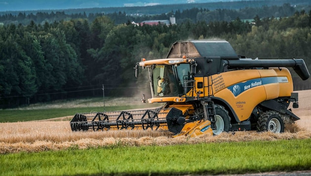 Erntearbeiten sind auch im Sinne der Allgemeinheit: Ein bisschen Verständnis für Lärm und Staub ...