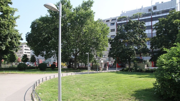 Der Wiener Keplerplatz – hier und in der näheren Umgebung gilt eine Waffenverbotszone.