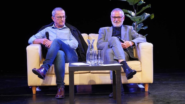 21 Jahre lang haben Peter Faßhuber (rechts) und Wolfgang Seidl das Theaterland Steiermark ...