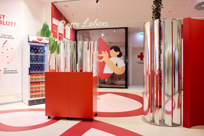 Cooles Design soll auch junge Leute zum lebenswichtigen Spenden animieren.