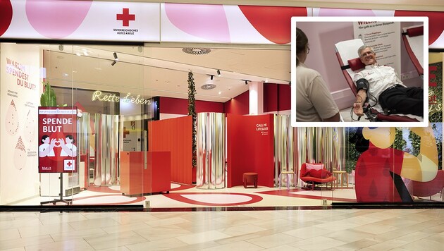 Neu in der Westfield Shopping City Süd: Gegenüber dem IKEA-Eingang wartet derzeit ein ...