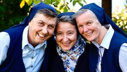 Die Schwestern Maria (61), Ecatarina (50) und Roswitha (65) begeistern Millionen (von links).