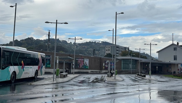Der Busbahnhof in Wolfsberg gilt als Knotenpunkt.