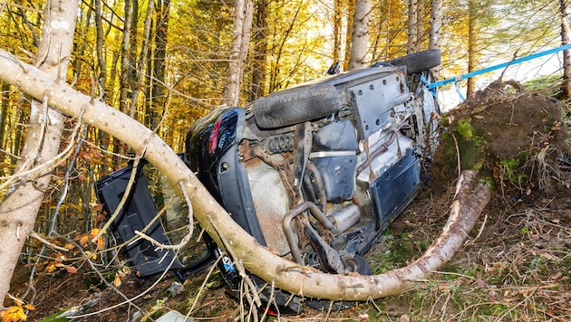 Das Auto dürfte wohl als Totalschaden eingestuft werden.