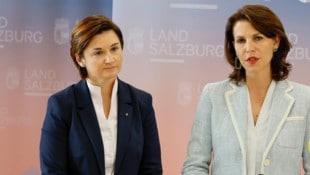 Marlene Svazek und Karoline Edtstadler werden mit der Abstimmung ihrer Kammerräte im Parlament ...