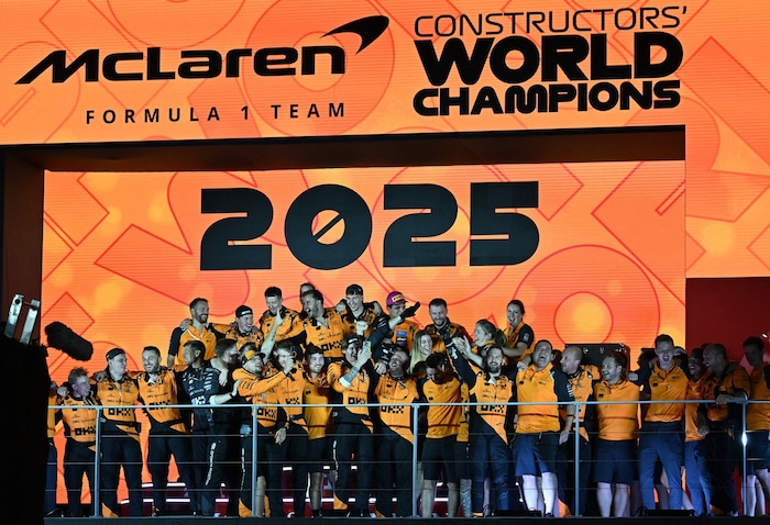 McLaren ist zum zweiten Mal in Folge Konstrukteursweltmeister.