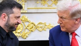 Selenskyj und Trump bei ihrem letzten Treffen im Oval Office im August