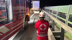 Notarzteinsatz Mittwochnacht auf der Brucker Schnellstraße.