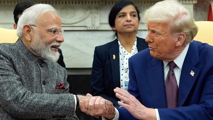 Indiens Premier Narendra Modi während eines Besuchs im Weißen Haus im Februar 2025