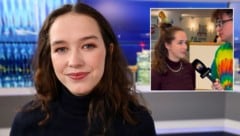 Lena Schilling kämpfte in einem Interview im EU-Parlament (erneut) mit Quizfragen (kleines ...