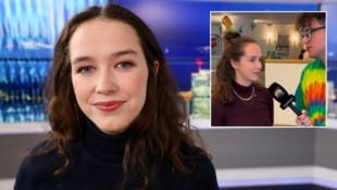 Lena Schilling kämpfte in einem Interview im EU-Parlament (erneut) mit Quizfragen (kleines ...