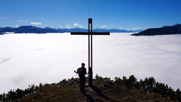 In dieser Woche bot sich unter dem Kirchenspitz ein imposantes Nebelmeer.