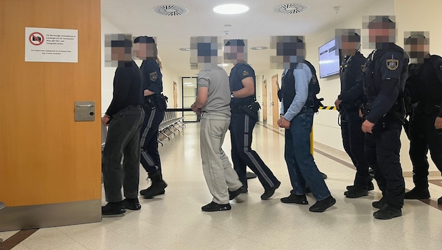 The three main defendants - accused of sexual offenses - are in custody.