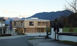 Holzbaupreis für das neue, multifunktionale Gebäude der neuen Ortsmitte Ludmannsdorf