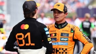 Zwischen Oscar Piastri (li.) und Lando Norris hängt der Haussegen schief.