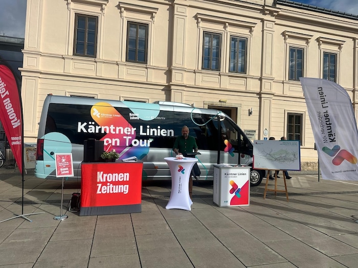 Die Kärntner Linien und die „Krone“ informierten .