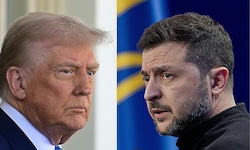 US-Präsident Donald Trump sprach am Tag vor dem Treffen mit seinem ukrainischen Amtskollegen ...